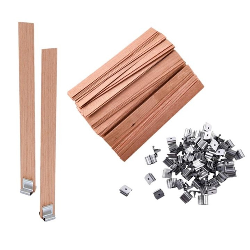 40Pcs Wooden Candle Wick Set w - огляд і ціна Wood Wick Crackle
