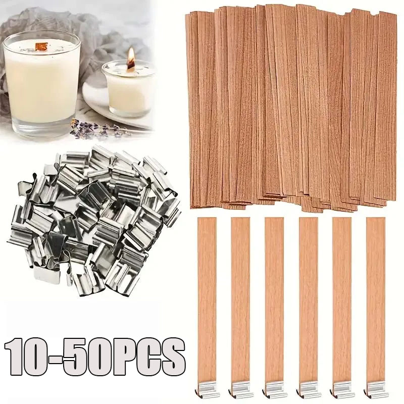 Wooden Candle Wicks with Susta - огляд і ціна Wood Wick Crackle