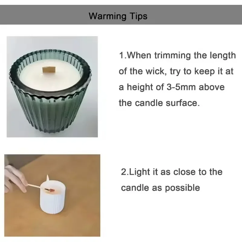Wooden Candle Wicks with Susta - огляд і ціна Wood Wick Crackle