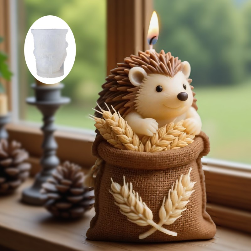 A Cute hedgehog-shaped Candle  - огляд і ціна Candle Making Temperature