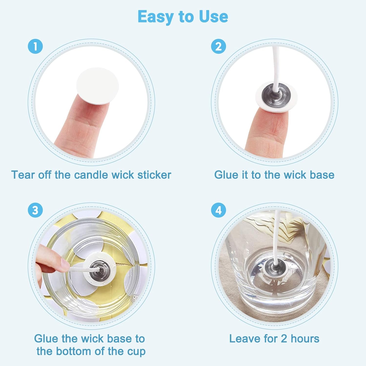 400PCS/100PCS Candle Wick Stic - огляд і ціна Candle Making Temperature