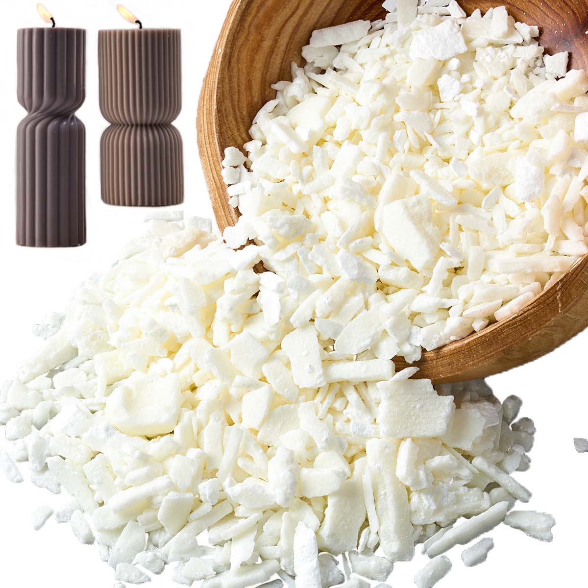 1 Pounds Pure White Soy Wax Fo - огляд і ціна Candle Making With Beeswax