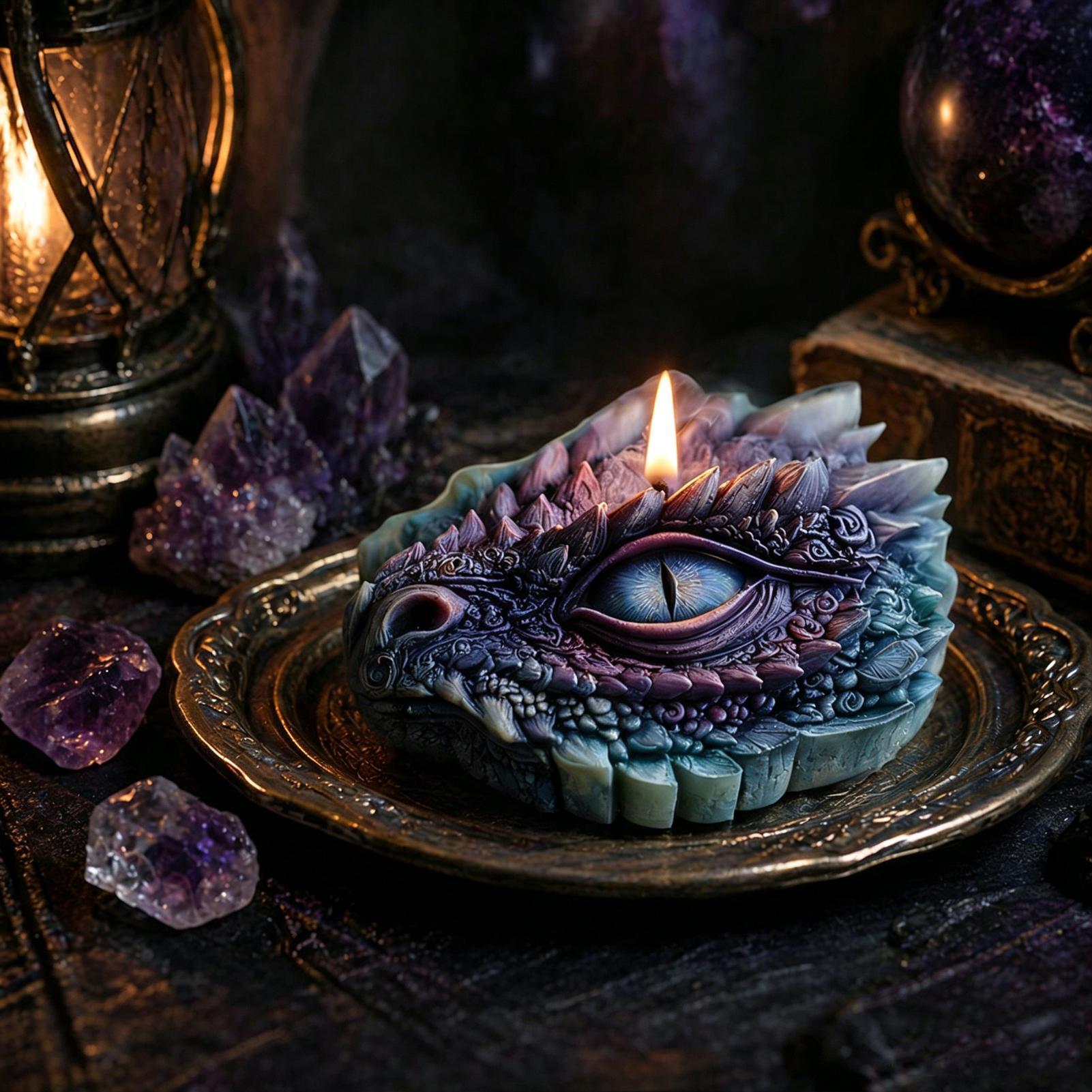 Dragon Eye Silicone Mold Flexi - огляд і ціна Candle Making For Beginners