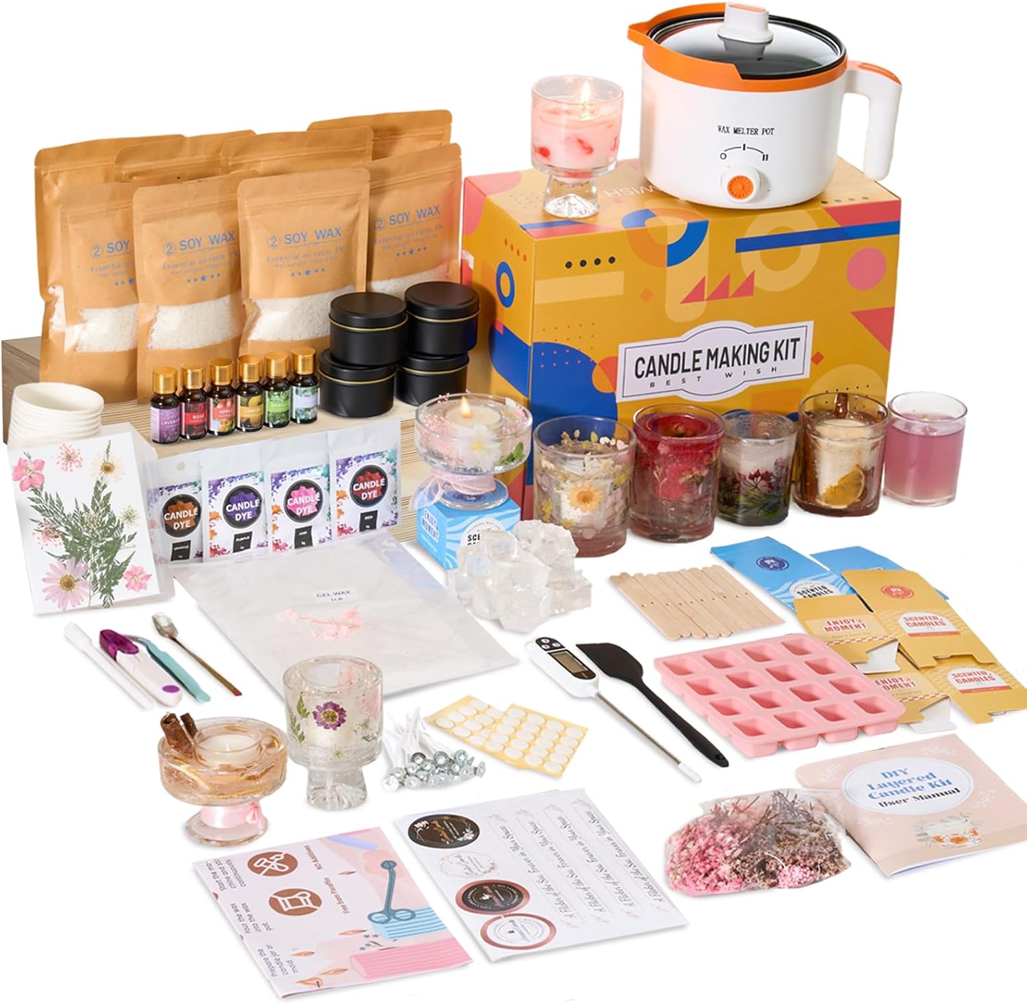 2-in-1 Soy & Jelly Wax DIY Can - огляд і ціна Candle Making For Beginners