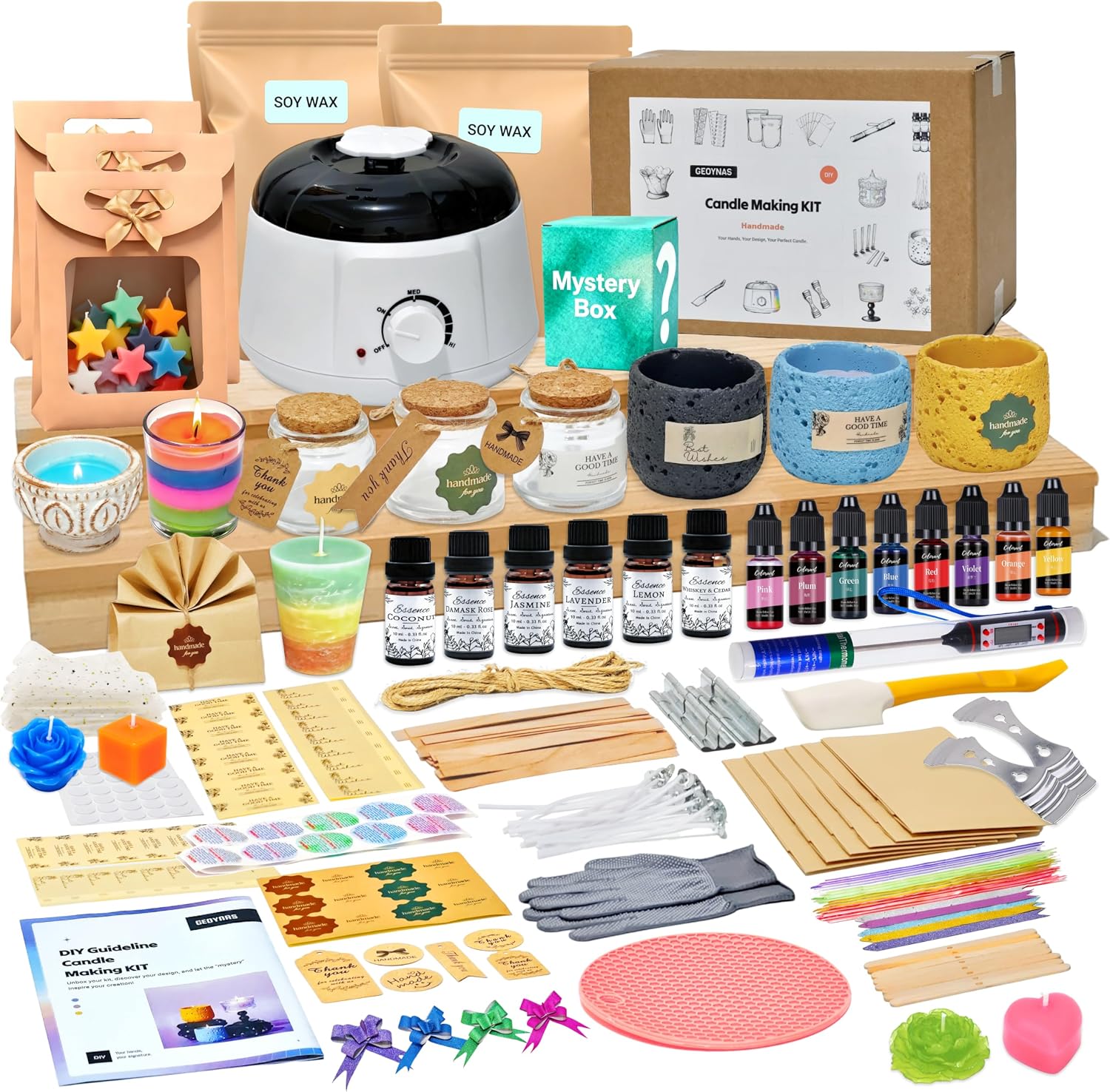 128pcs Candle Making Kit for A - огляд і ціна Candle Making For Beginners
