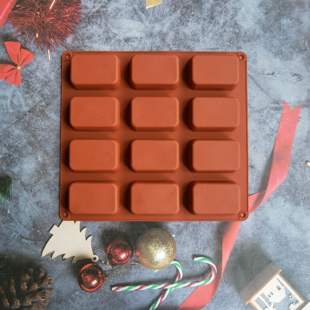 12 Cavity Square Silicone Soap - огляд і ціна Candle Making With Beeswax