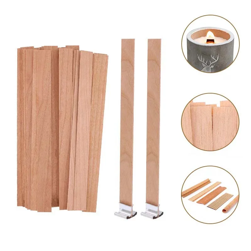 1-5Bags Natural Wood Wicks for - огляд і ціна Wood Wick Crackle